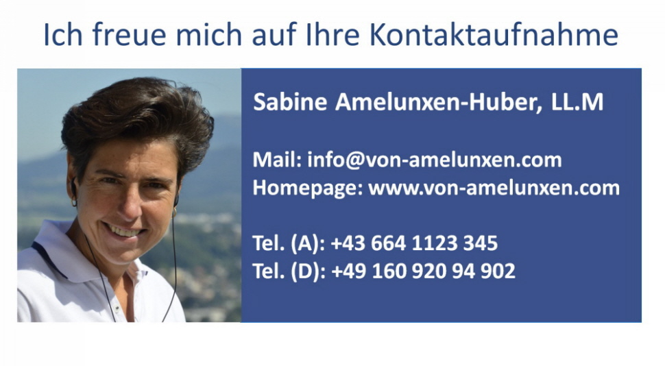 Sabine Amelunxen-Huber, LL.M