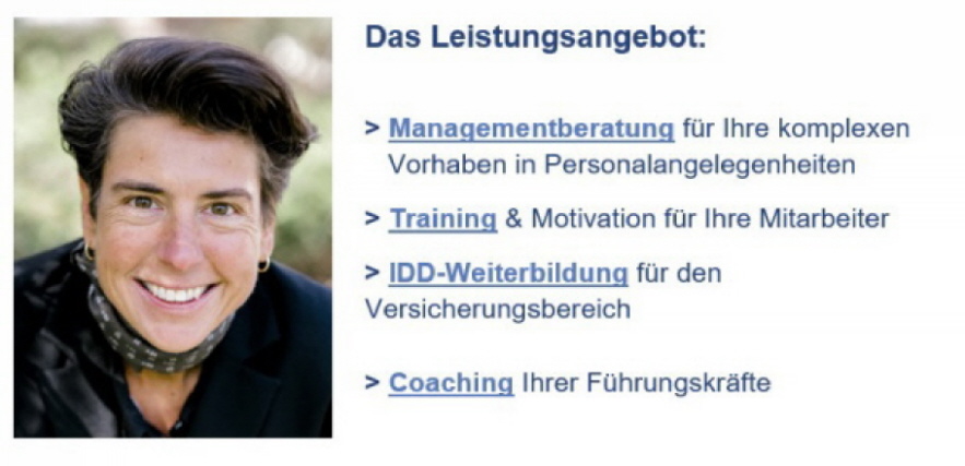 Sabine Amelunxen-Huber, LL.M - Wirtschaftsjurist und Trainer